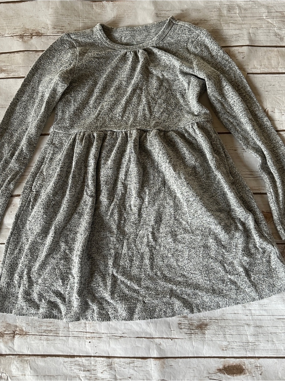 Primary Gray long sleeve dress vguc 4/5